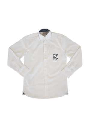 Wairarapa College Senior LS Shirt White