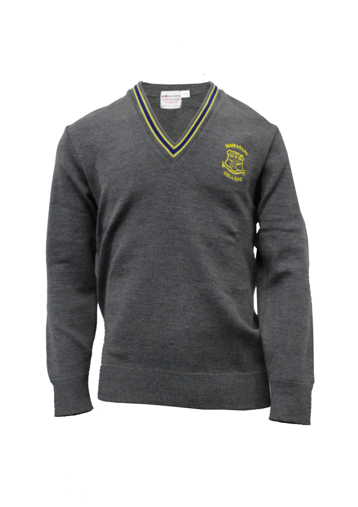 Wairarapa College Boys Jersey Grey