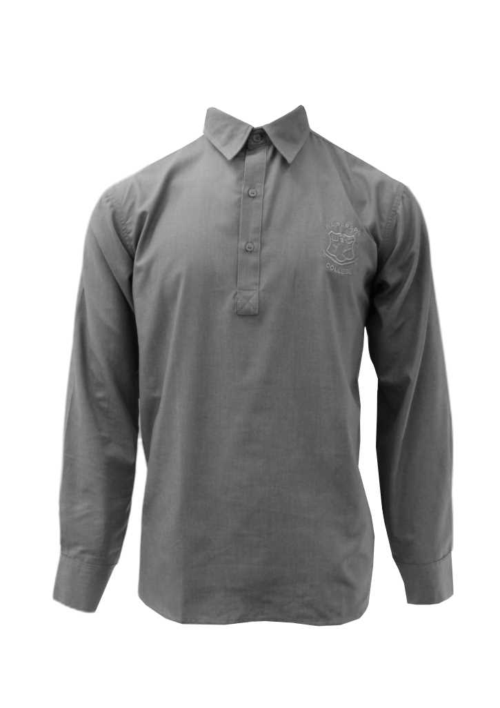 Wairarapa College Junior LS Shirt Grey