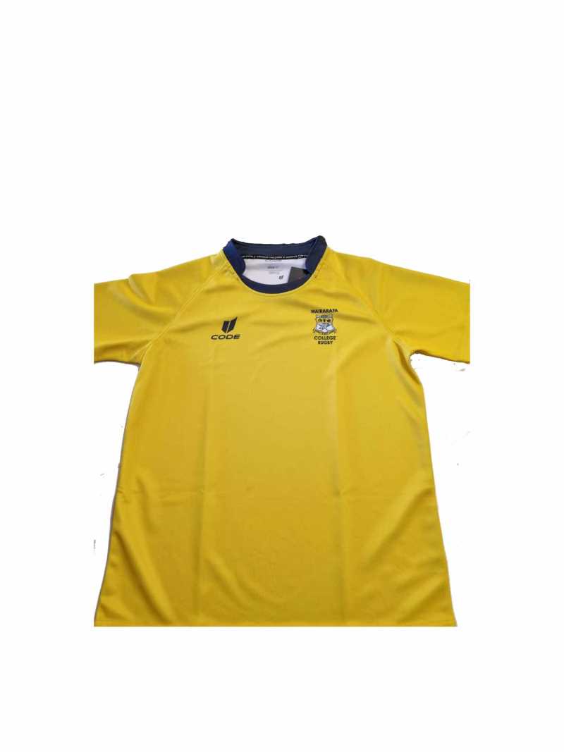 Wairarapa College Junior Rugby Jersey Yellow L